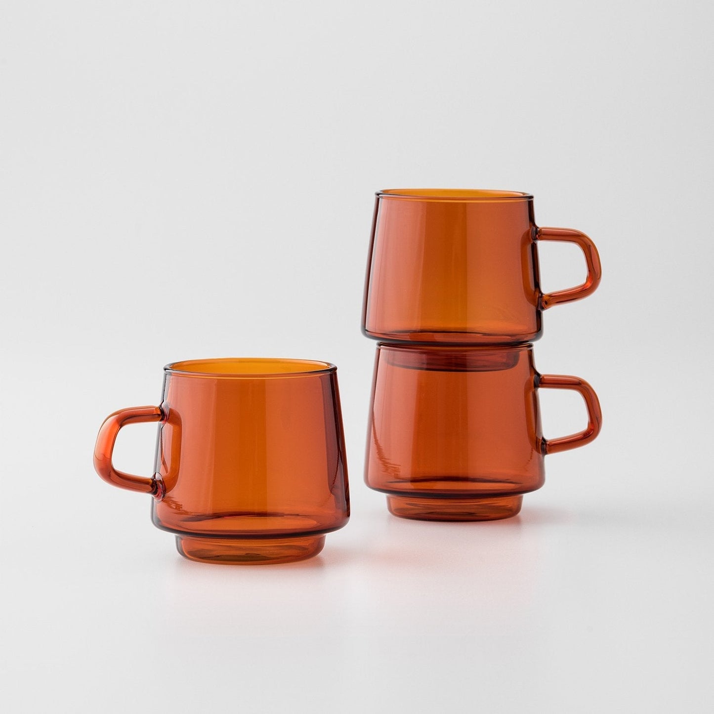 Amber Glass Mug